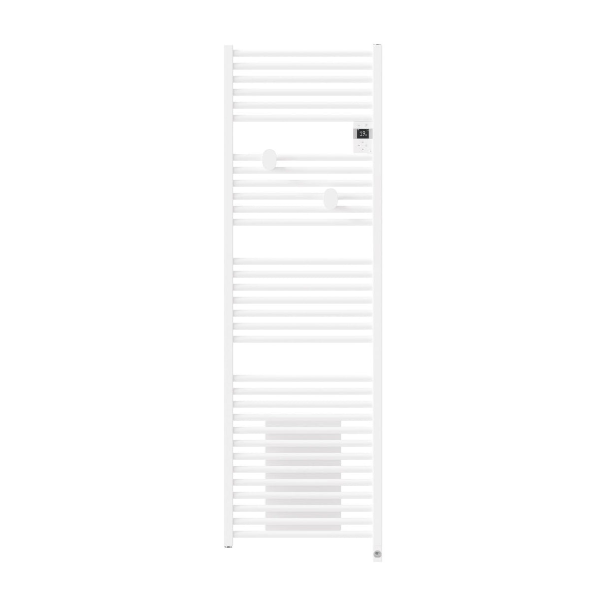 Radiateur sèche-serviettes Thermor, blanc, design vertical avec écran digital