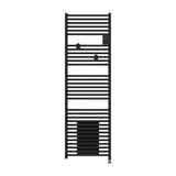 Radiateur sèche-serviettes Acova noir, modèle mural, design moderne, panneau digital