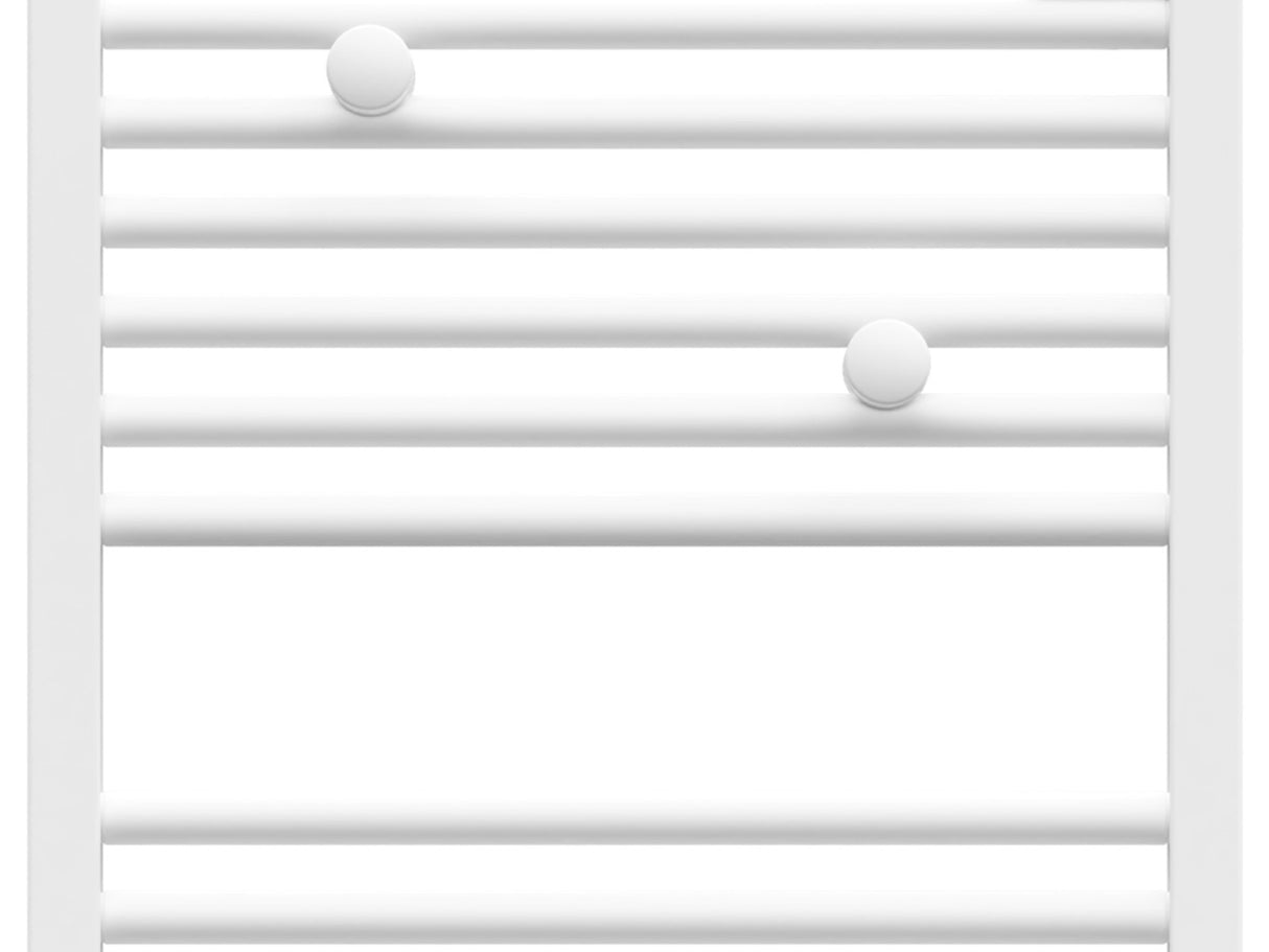 Radiateur sèche-serviettes blanc Atlantic, design horizontal, pour salle de bain