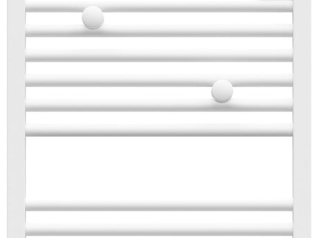 Radiateur sèche-serviettes blanc Atlantic, design horizontal, pour salle de bain