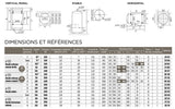 Chauffe-eau Duralis, type mural/stable/horizontal, marque Duralis, couleur blanche.