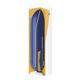 Chauffe-eau Atlantic blanc sectionné, intérieur bleu, marque Atlantic, produit de plomberie.