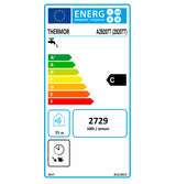 Étiquette énergie Thermor, chauffe-eau, classe C, couleur blanche