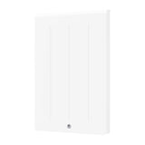 Radiateur électrique blanc, marque Noirot, design moderne, panneau mural.