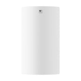 Chauffe-eau Thermor blanc, ballon d’eau chaude cylindrique mural.