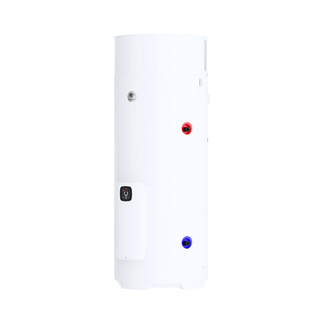 Chauffe-eau Atlantic cylindrique blanc, marque Atlantic, échangeur sanitaire.