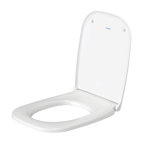 Abattant WC Duravit blanc, type siège de toilette, couleur blanche.
