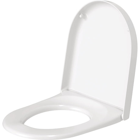 Abattant WC Grohe blanc, équipement sanitaire pour toilette, couvercle inclus.