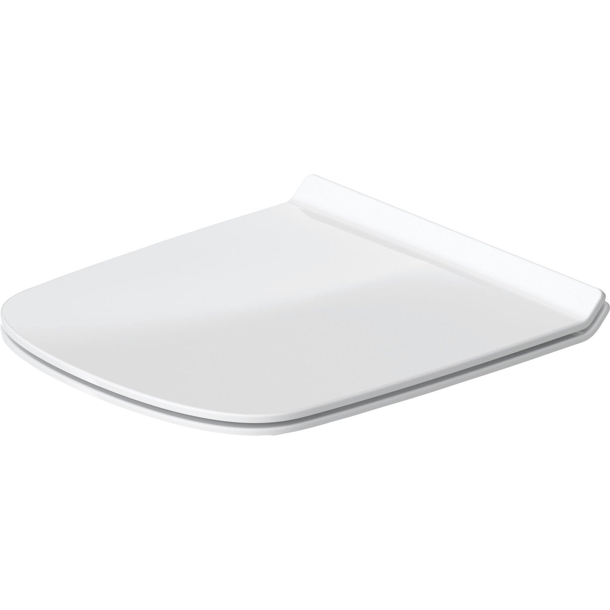 Abattant WC Grohe, blanc, design moderne en plastique pour toilettes.