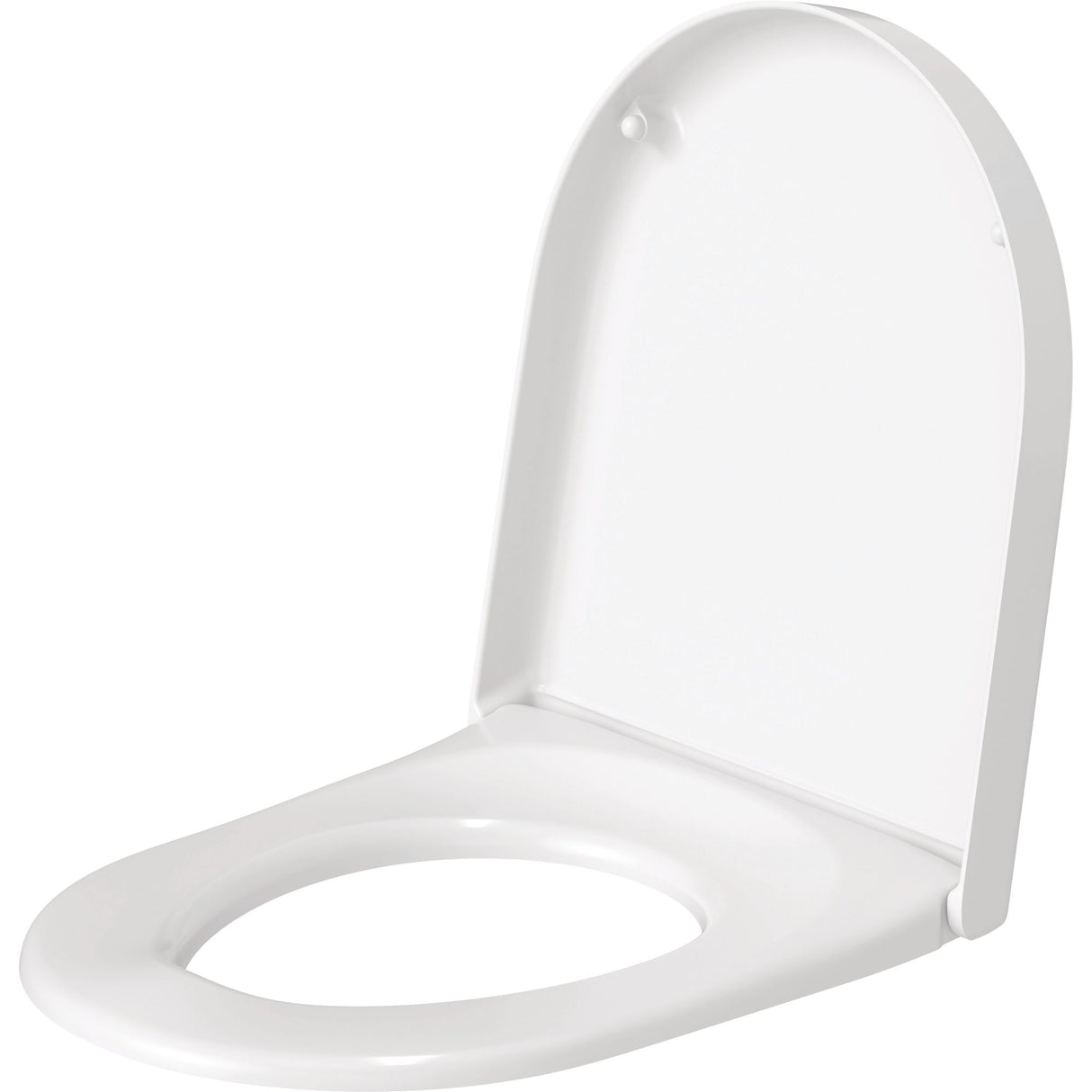 Abattant WC Grohe blanc, siège de toilette en plastique, design moderne.