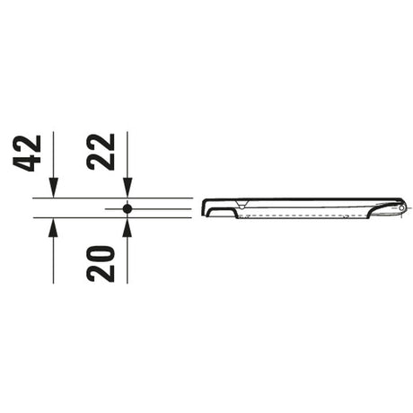 Plan technique support mural Grohe, accessoire salle de bain, couleur chromée.