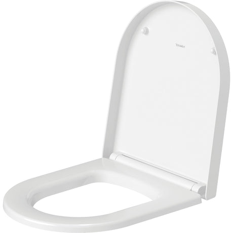 Abattant WC Duravit blanc, accessoire sanitaire en plastique de couleur blanche.