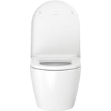 Toilette suspendue Duravit, céramique blanche, design moderne