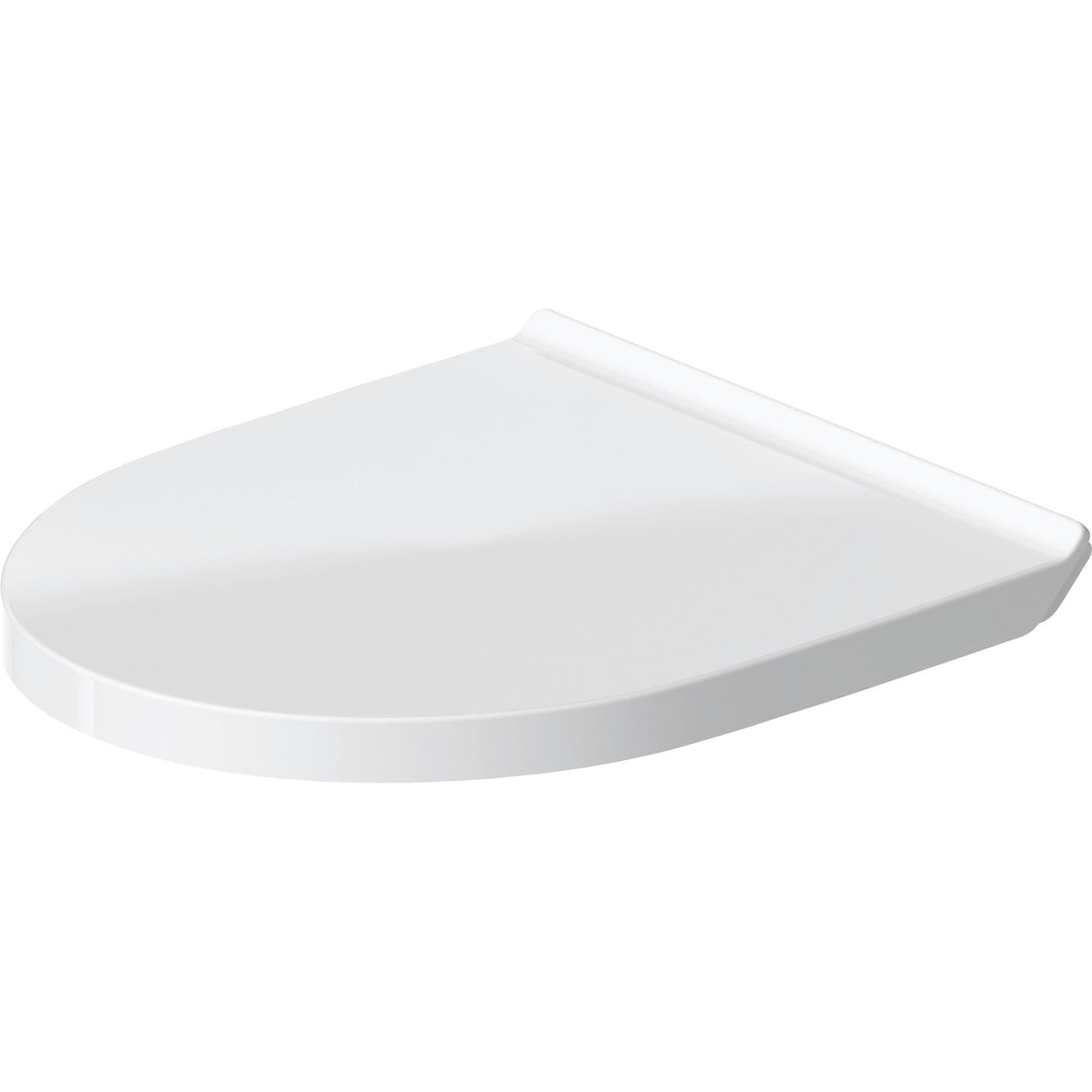 Abattant WC blanc Grohe, siège de toilette moderne en plastique, couleur blanche
