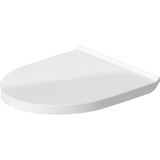 Abattant WC blanc Grohe, siège de toilette moderne en plastique, couleur blanche
