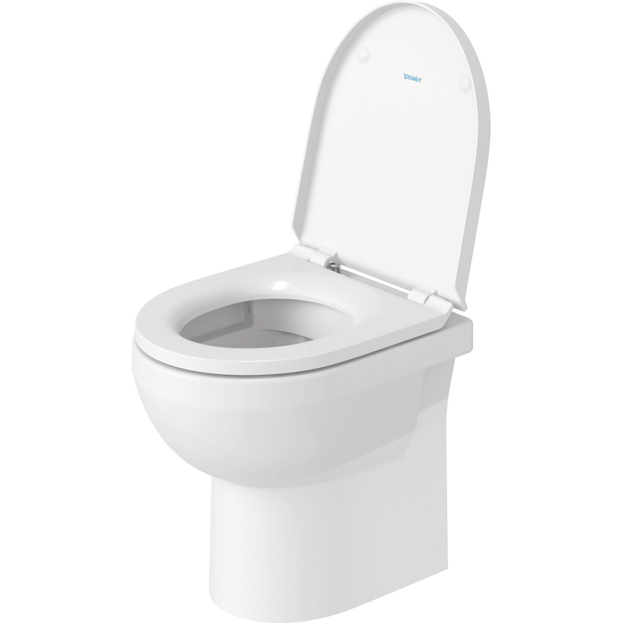 Toilette Duravit, WC suspendu blanc, design moderne, abattant inclus