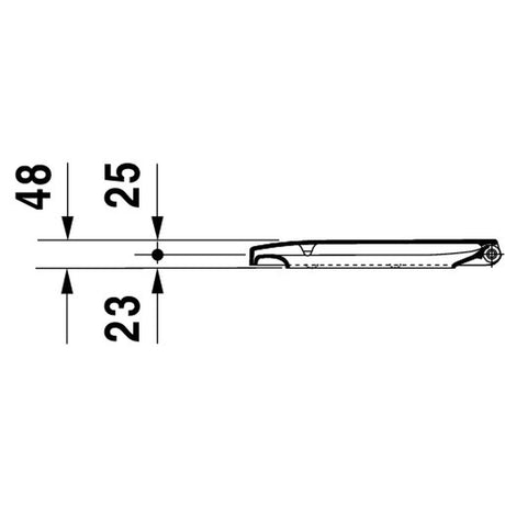 Mitigeur Grohe, robinet sanitaire, couleur chromé, schéma dimensionnel