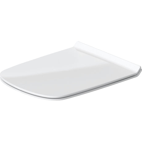 Abattant WC blanc Grohe, forme rectangulaire, design moderne, accessoire sanitaire