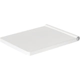 Abattant WC blanc Grohe, accessoire sanitaire en plastique, design moderne