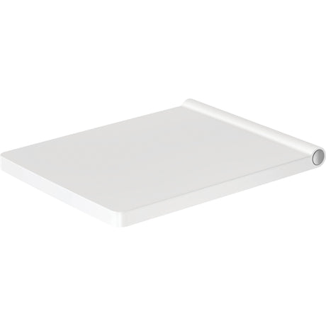 Abattant WC blanc Grohe, accessoire sanitaire en plastique, design moderne