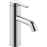 Mitigeur lavabo Duravit, robinet chromé, design moderne, couleur argentée