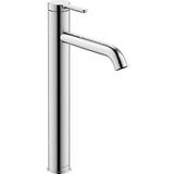 Mitigeur lavabo chromé Duravit, robinetterie salle de bain, couleur argent, design moderne