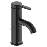 Mitigeur lavabo Duravit noir mat, robinet design pour salle de bain.