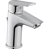 Mitigeur bidet chrome Grohe, robinetterie salle de bain design, couleur argentée