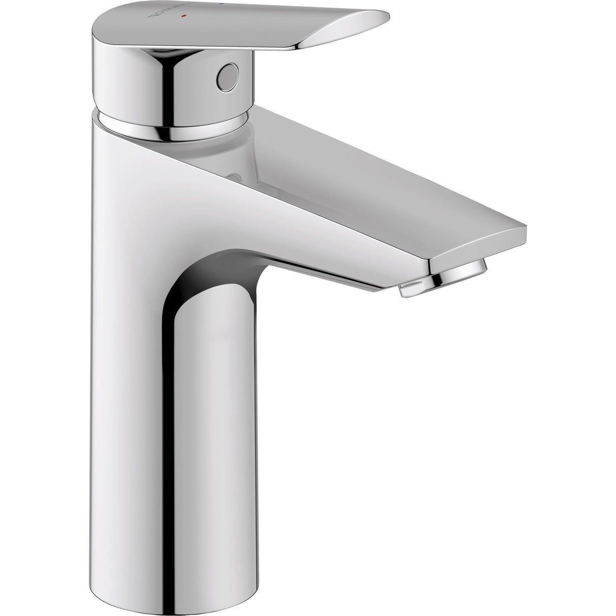 Mitigeur lavabo chromé Hansgrohe, robinet de salle de bain, couleur argent brillante