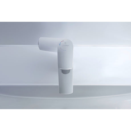 Mitigeur lavabo blanc Duravit, robinet moderne pour salle de bain