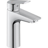 Mitigeur de lavabo Grohe chromé, robinet salle de bain, couleur argentée brillante