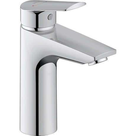 Mitigeur de lavabo Grohe chromé, robinet salle de bain, couleur argentée brillante
