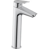 Mitigeur lavabo Hansgrohe, robinet sanitaire, finition chromée brillante.