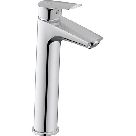 Mitigeur lavabo Grohe, robinet design, couleur chromée brillante