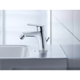 Mitigeur Grohe chromé pour bidet, robinet de salle de bain, couleur argentée