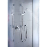 Douchette Grohe, ensemble de douche mural, couleur chrome argentée, design moderne