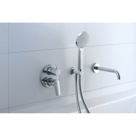 Mitigeur de bain-douche Grohe, robinetterie murale, couleur chromée