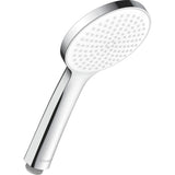 Douchette Duravit, accessoire de douche, couleur chromée brillante, design moderne.