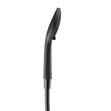Douchette noire Hansgrohe, accessoire de douche moderne, finition matte