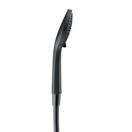 Douchette noire Hansgrohe, accessoire de douche moderne, finition matte