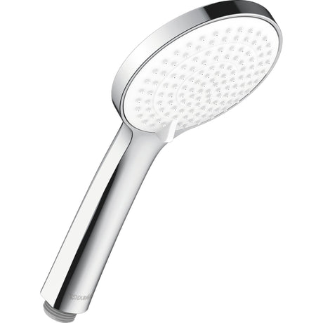 Pommeau de douche Duravit, type douchette, couleur chromée argentée