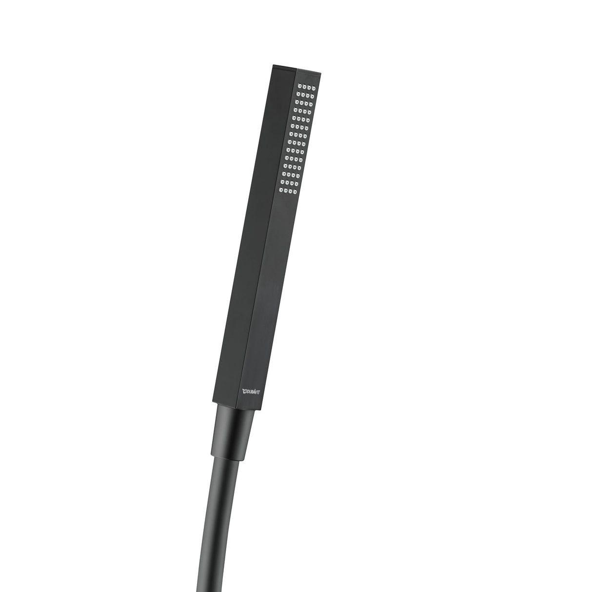 Douchette noire Hansgrohe, rectangulaire, accessoires salle de bain moderne
