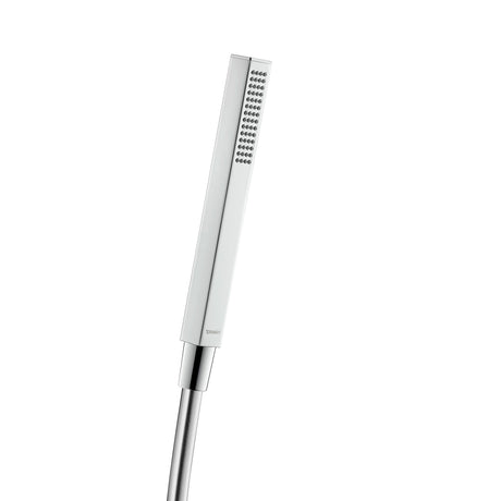 Douchette Hansgrohe, type douchette à main, couleur chromée argentée.