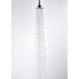 Douchette ronde Grohe, pommeau de douche chromé, design moderne, couleur argentée