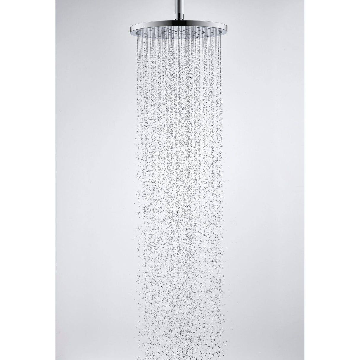 Douchette Grohe, pommeau de douche rond, couleur chromée, jet d'eau pluie
