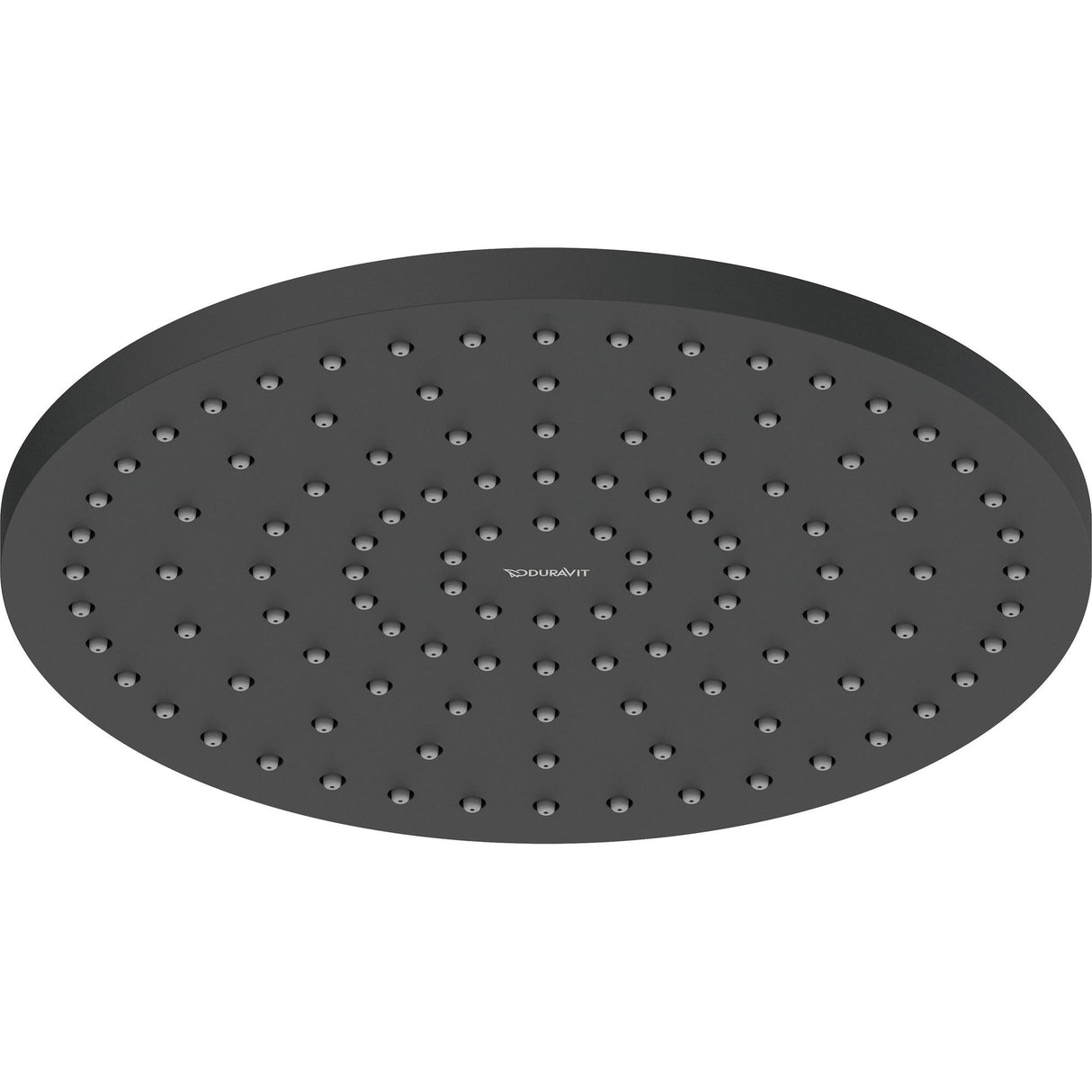 Pommeau de douche Duravit, noir mat, design rond moderne
