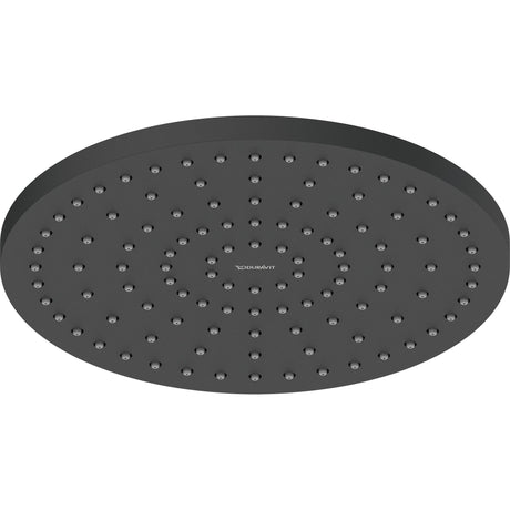 Pommeau de douche Duravit, noir mat, design rond moderne