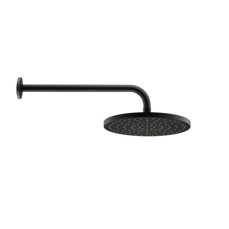 Pommeau de douche Grohe rond, couleur noir, installation murale