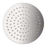 Pommeau de douche Duravit rond en inox argenté, robinetterie de salle de bain moderne