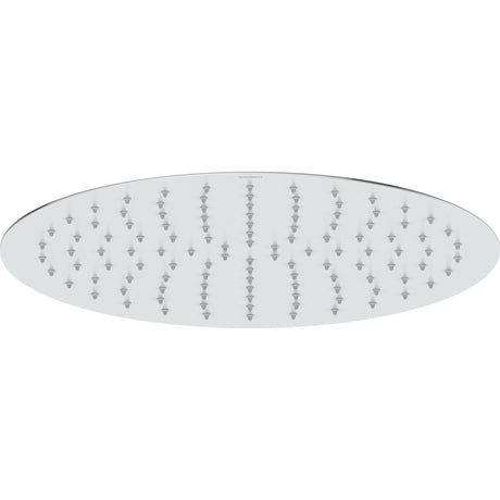 Pommeau de douche Grohe rond, couleur chromée, design moderne, sanitaire salle de bain.